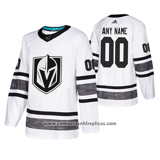 Camiseta Hockey Vegas Golden Knights Personalizada 2019 All Star Blanco